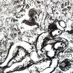 Marc Chagall Le Couple a L'Arbre (M.397)